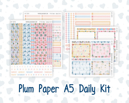 Kit 0270 - A5 - Plum Paper Daily - Weekly Kit - June - Beachside Bliss