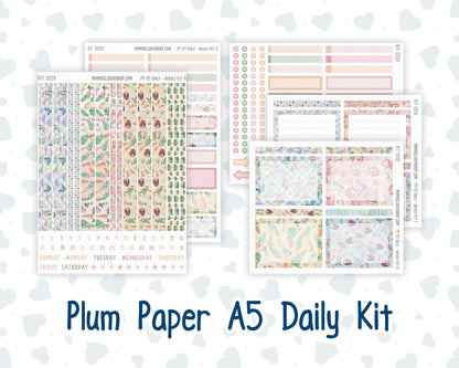 Kit 0259 - A5 - Plum Paper Daily - Weekly Kit - March - Spring Garden Chores