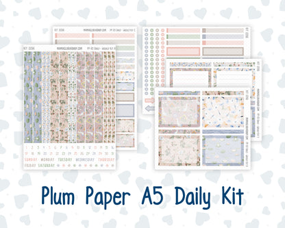 Kit 0266 - A5 - Plum Paper Daily - Weekly Kit - May - Froggy Lake Picnic