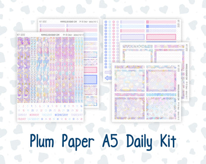 Kit 0252 - A5 - Plum Paper Daily - Weekly Kit - February - Tokyo Candy Cloud