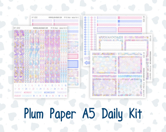 Kit 0252 - A5 - Plum Paper Daily - Weekly Kit - February - Tokyo Candy Cloud