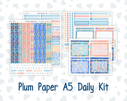 Kit 0268 - A5 - Plum Paper Daily - Weekly Kit - June - Sea Sweeties