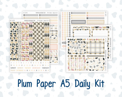 Kit 0272 - A5 - Plum Paper Daily - Weekly Kit - May - Graduation