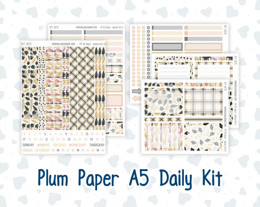 Kit 0272 - A5 - Plum Paper Daily - Weekly Kit - May - Graduation