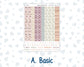 Kit 0293 - A5 - Plum Paper Daily - Weekly Kit - September - Fleur de Provence