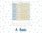 Kit 0265 - A5 - Plum Paper Daily - Weekly Kit - May - Honeybee Sky