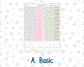 Kit 0262 - A5 - Plum Paper Daily - Weekly Kit - April - Spring Puffs