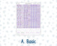 Kit 0263 - A5 - Plum Paper Daily - Weekly Kit - April - Lavender Drift
