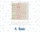 Kit 0244 - A5 - Plum Paper Daily - Weekly Kit - December - Santas Village