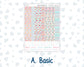Kit 0246 - A5 - Plum Paper Daily - Weekly Kit - December - Gingerbread Sweets