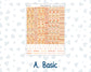 Kit 0241 - A5 - Plum Paper Daily - Weekly Kit - November - Pumpkin Latte