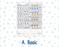 Kit 0299 - A5 - Plum Paper Daily - Weekly Kit - October - Book Nook