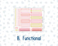 Kit 0294 - A5 - Plum Paper Daily - Weekly Kit - September - Rosy Reveria