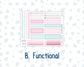 Kit 0246 - A5 - Plum Paper Daily - Weekly Kit - December - Gingerbread Sweets