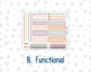 Kit 0293 - A5 - Plum Paper Daily - Weekly Kit - September - Fleur de Provence