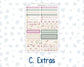 Kit 0307 - A5 - Plum Paper Daily - Weekly Kit - December - Velvet Hearth