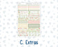 Kit 0295 - A5 - Plum Paper Daily - Weekly Kit - September - Apple Harvest