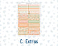Kit 0233 - A5 - Plum Paper Daily - Weekly Kit - September - Cinnamon Days