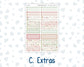 Kit 0244 - A5 - Plum Paper Daily - Weekly Kit - December - Santas Village