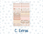 Kit 0296 - A5 - Plum Paper Daily - Weekly Kit - September - Coffee Break