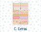 Kit 0240 - A5 - Plum Paper Daily - Weekly Kit - November - Cozy Thanksgiving
