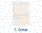 Kit 0301 - A5 - Plum Paper Daily - Weekly Kit - November - Sunday Comfort