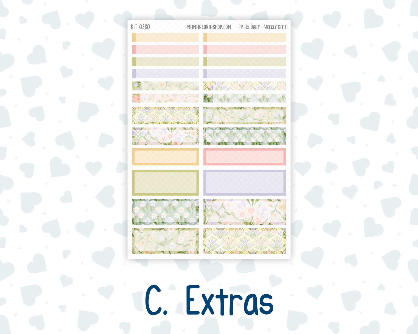 Kit 0280 - A5 - Plum Paper Daily - Weekly Kit - Half Past Six In August