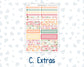 Kit 0271 - A5 - Plum Paper Daily - Weekly Kit - June - Strawberry Shore