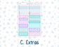 Kit 0230 - A5 - Plum Paper Daily - Weekly Kit - August - School Daze