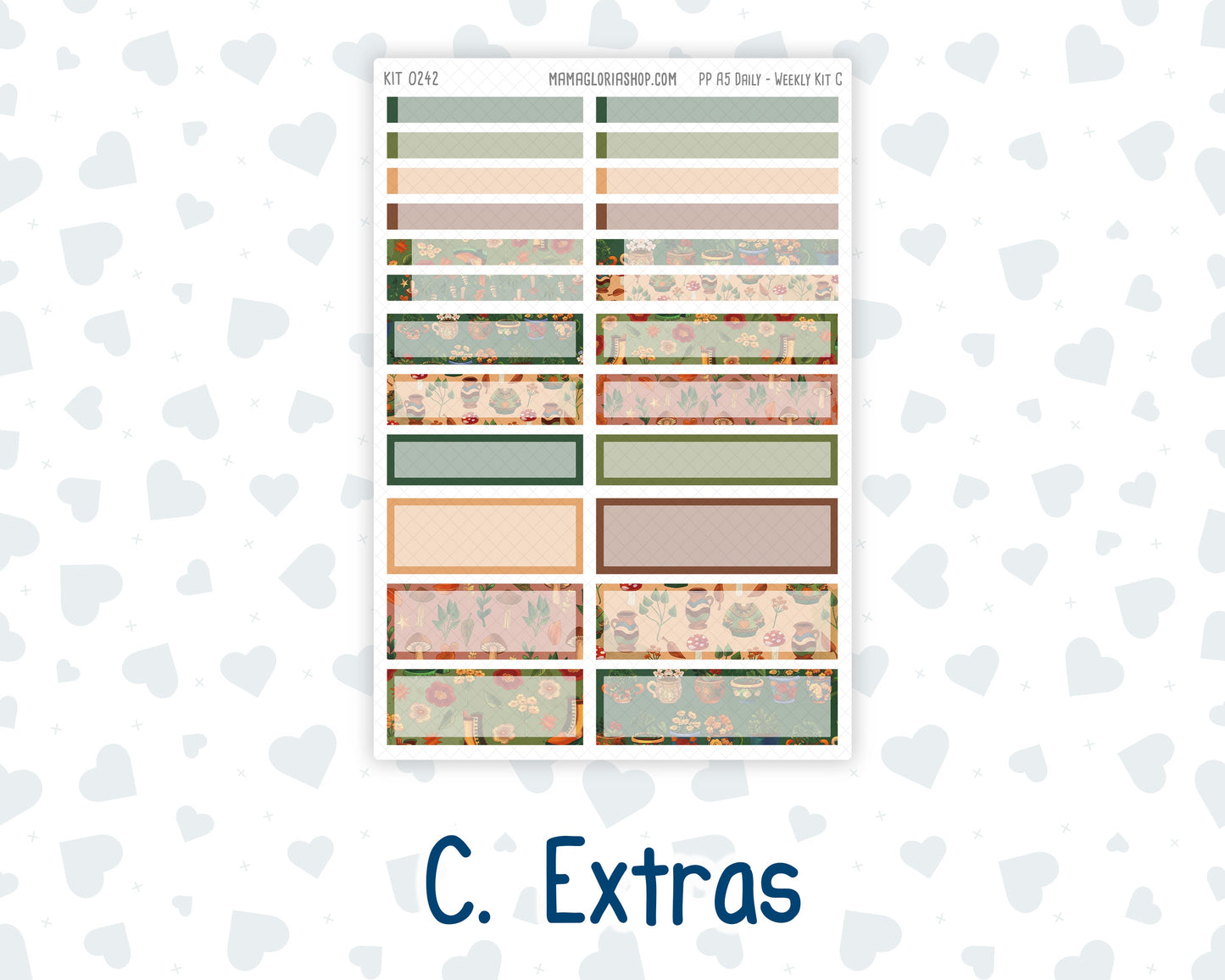 Kit 0242 - A5 - Plum Paper Daily - Weekly Kit - November - Cottage Autumn