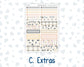 Kit 0272 - A5 - Plum Paper Daily - Weekly Kit - May - Graduation