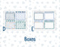 Kit 0247 - A5 - Plum Paper Daily - Weekly Kit - December - Snow Day Adventures
