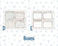 Kit 0245 - A5 - Plum Paper Daily - Weekly Kit - December - Vintage Christmas