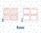 Kit 0294 - A5 - Plum Paper Daily - Weekly Kit - September - Rosy Reveria