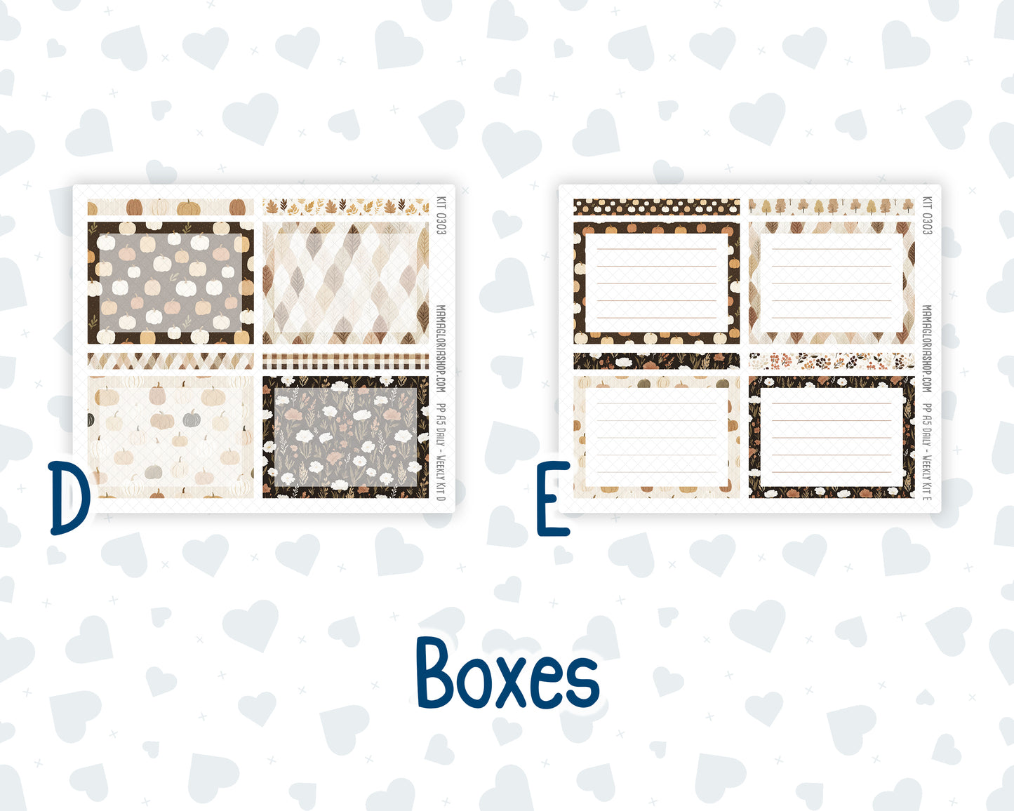 Kit 0303 - A5 - Plum Paper Daily - Weekly Kit - November - Into The Woods