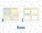Kit 0274 - A5 - Plum Paper Daily - Weekly Kit - July - Sunny Lemon Shore
