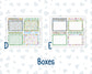 Kit 0267 - A5 - Plum Paper Daily - Weekly Kit - May - Flowers For Mama