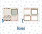 Kit 0298 - A5 - Plum Paper Daily - Weekly Kit - October - Velvet Bloom