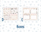 Kit 0297 - A5 - Plum Paper Daily - Weekly Kit - October - Pink Spell