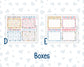 Kit 0270 - A5 - Plum Paper Daily - Weekly Kit - June - Beachside Bliss