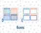 Kit 0268 - A5 - Plum Paper Daily - Weekly Kit - June - Sea Sweeties