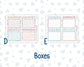Kit 0246 - A5 - Plum Paper Daily - Weekly Kit - December - Gingerbread Sweets