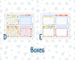 Kit 0269 - A5 - Plum Paper Daily - Weekly Kit - June - Dolce Mare