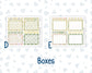 Kit 0280 - A5 - Plum Paper Daily - Weekly Kit - Half Past Six In August