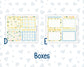 Kit 0227 - A5 - Plum Paper Daily - Weekly Kit - July - Lemon Grove