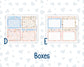 Kit 0305 - A5 - Plum Paper Daily - Weekly Kit - December - Sugarplum Parade