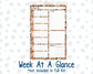 Kit 0296 - A5 - Plum Paper Daily - Weekly Kit - September - Coffee Break