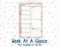 Kit 0308 - A5 - Plum Paper Daily - Weekly Kit - December - Knit & Holly
