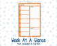 Kit 0233 - A5 - Plum Paper Daily - Weekly Kit - September - Cinnamon Days