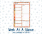 Kit 0239 - A5 - Plum Paper Daily - Weekly Kit - October - October Stroll